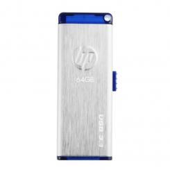 HP x730w unidad flash USB 64 GB USB tipo A 3.2 Gen 1 (3.1 Gen 1) Azul, Acero inoxidable