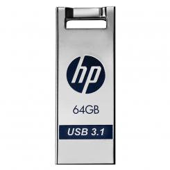 HP x795w unidad flash USB 64 GB USB tipo A 3.2 Gen 1 (3.1 Gen 1) Azul, Plata