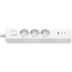 Xiaomi BHR07UKEU limitador de tensión Blanco 3 salidas AC 250 V 1,4 m