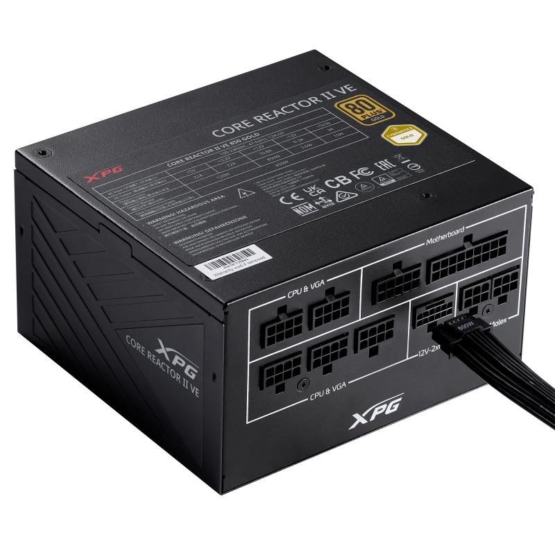 xpg-corereactor-ii-ve-650w-unidad-de-fuente-de-alimentacion-24-pin-atx-atx-negro