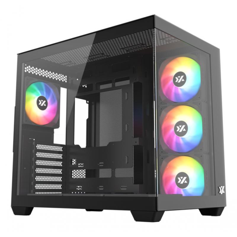 xyz-tesseract-x-torre-gamingdual-chamber-7x-ventiladores-cristalbtf-typo-c-atx-negra