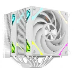 XYZ THERMAX 6 DUO, DISIPADOR CPU,DUAL, VENTILADOR VORTEX ALTO RENDIMIENTO, 120MM, BLANCO