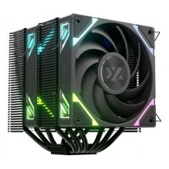 XYZ THERMAX 6 DUO, DISIPADOR CPU,DUAL, VENTILADOR VORTEX ALTO RENDIMIENTO, 120MM, NEGRO