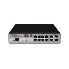 Yamaha SWR2311P-10G Gestionado L2 10G Ethernet (100/1000/10000) Energía sobre Ethernet (PoE) Negro, Plata