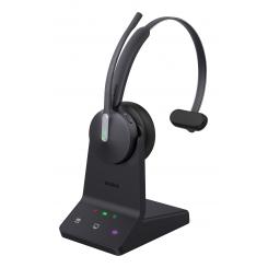 Yealink WH64 Mono UC Auriculares Inalámbrico Diadema Oficina/Centro de llamadas USB Tipo C Bluetooth Negro