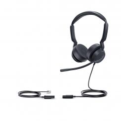 Yealink YHS36 E2 Dual Headset Auriculares Alámbrico Diadema Oficina/Centro de llamadas Negro