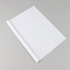 YOSAN Carpetas térmicas, portada de plástico PVC transparente y contra-portada en cartulina, 4 mm / 40, caja de 100 uds.
