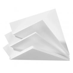 YOSAN Carton pluma 5mm blanco adhesivo 200 x 100