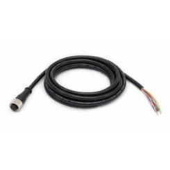 Zebra CBL-PWR00500-M1200 cable de transmisión Negro 5 m M12