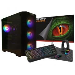 Zone Evil AMD Ryzen 5 4650G/16GB/1 Tb NVMe/Windows 11 Monitor 24