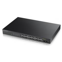 Zyxel GS1900-24HP Gestionado L2 Gigabit Ethernet (10/100/1000) Energía sobre Ethernet (PoE) Negro