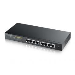 Zyxel GS1900-8HP Gestionado L2 Gigabit Ethernet (10/100/1000) Energía sobre Ethernet (PoE) Negro