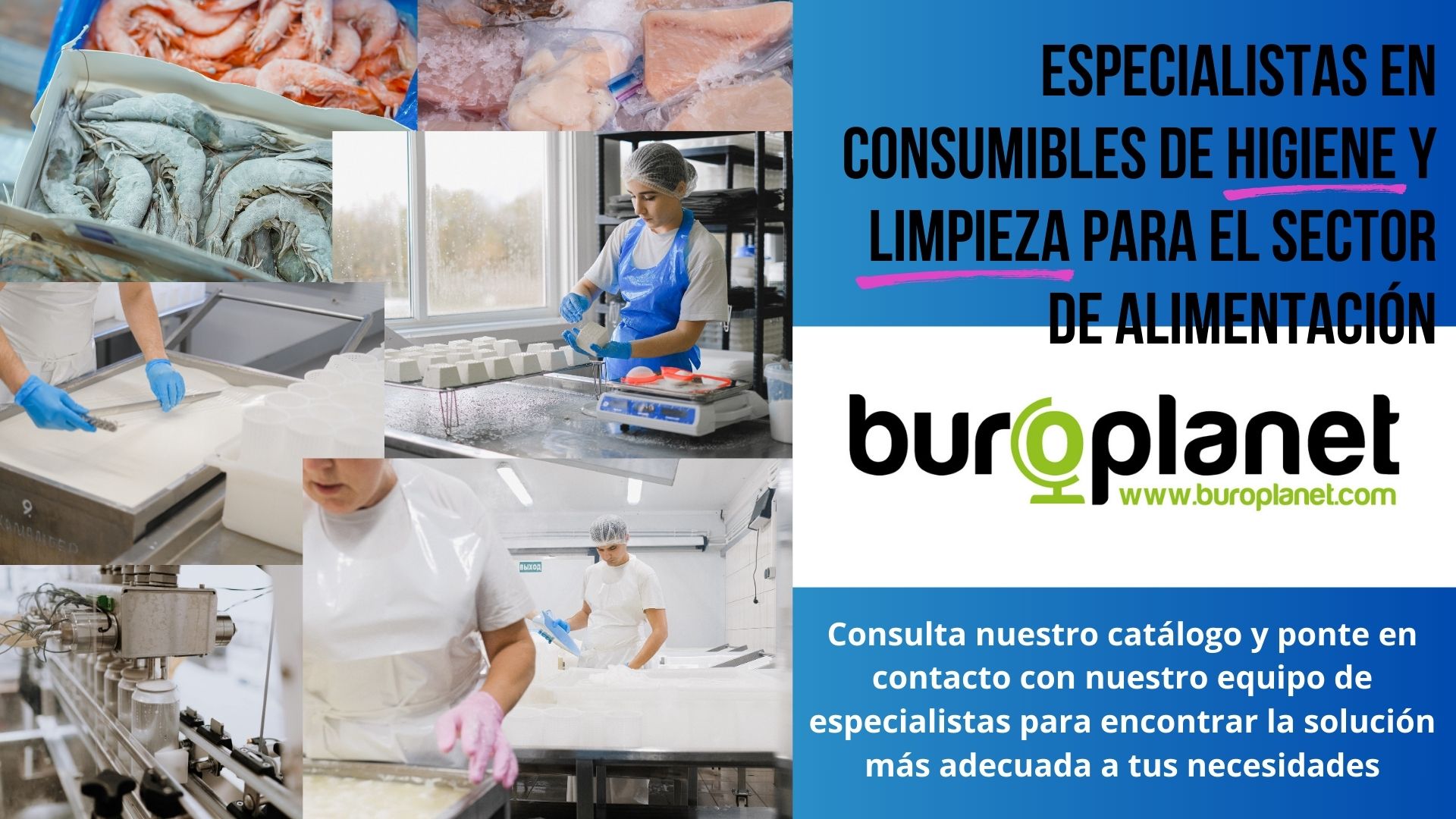 Especial consumibles higiene y limpieza para alimentación